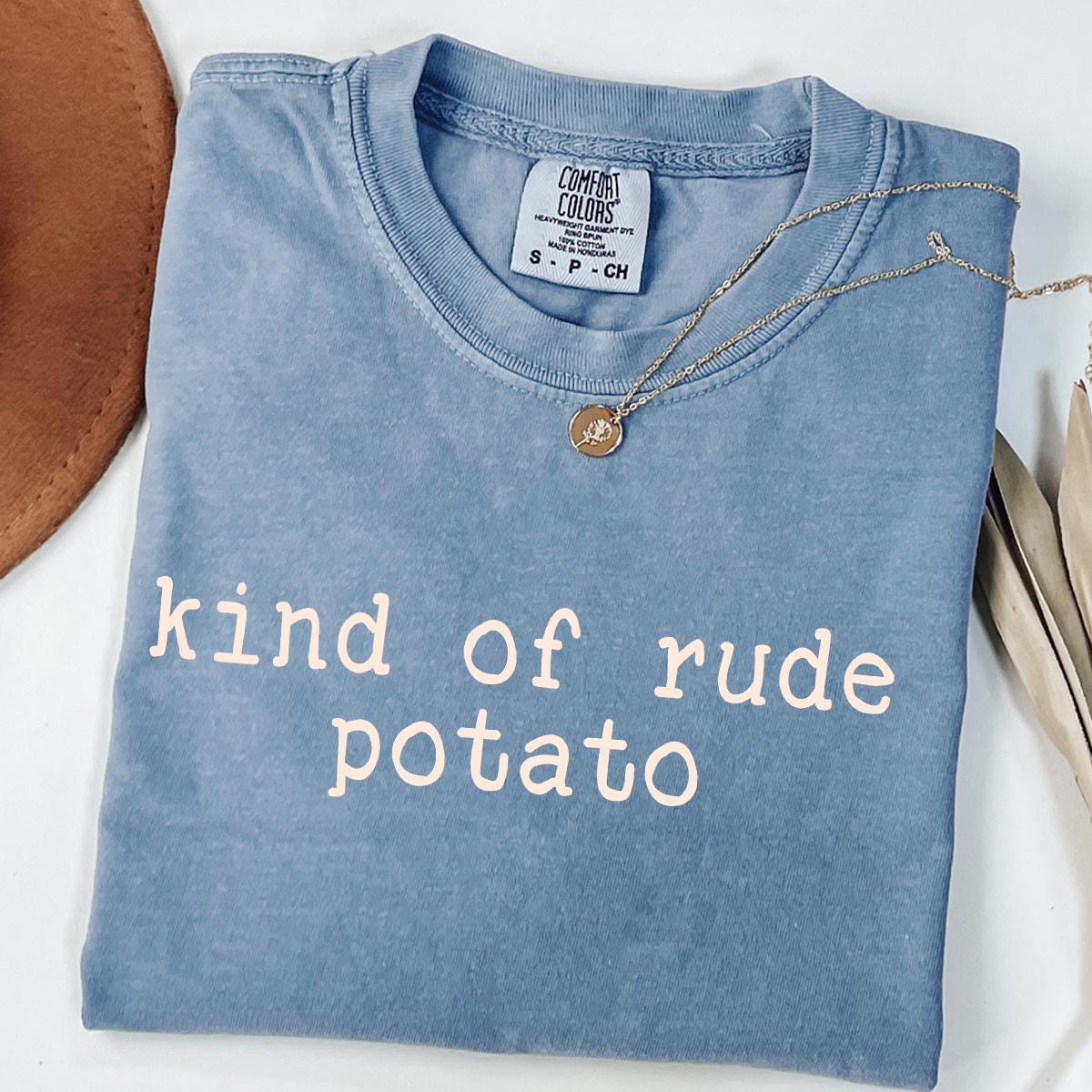 Funny Thanksgiving Couples Shirt, Sweet Potato Kind Of Rude Potato Shirt, Matching Thanksgiving Shirts, Thanksgiving Family, Comfort Colors®