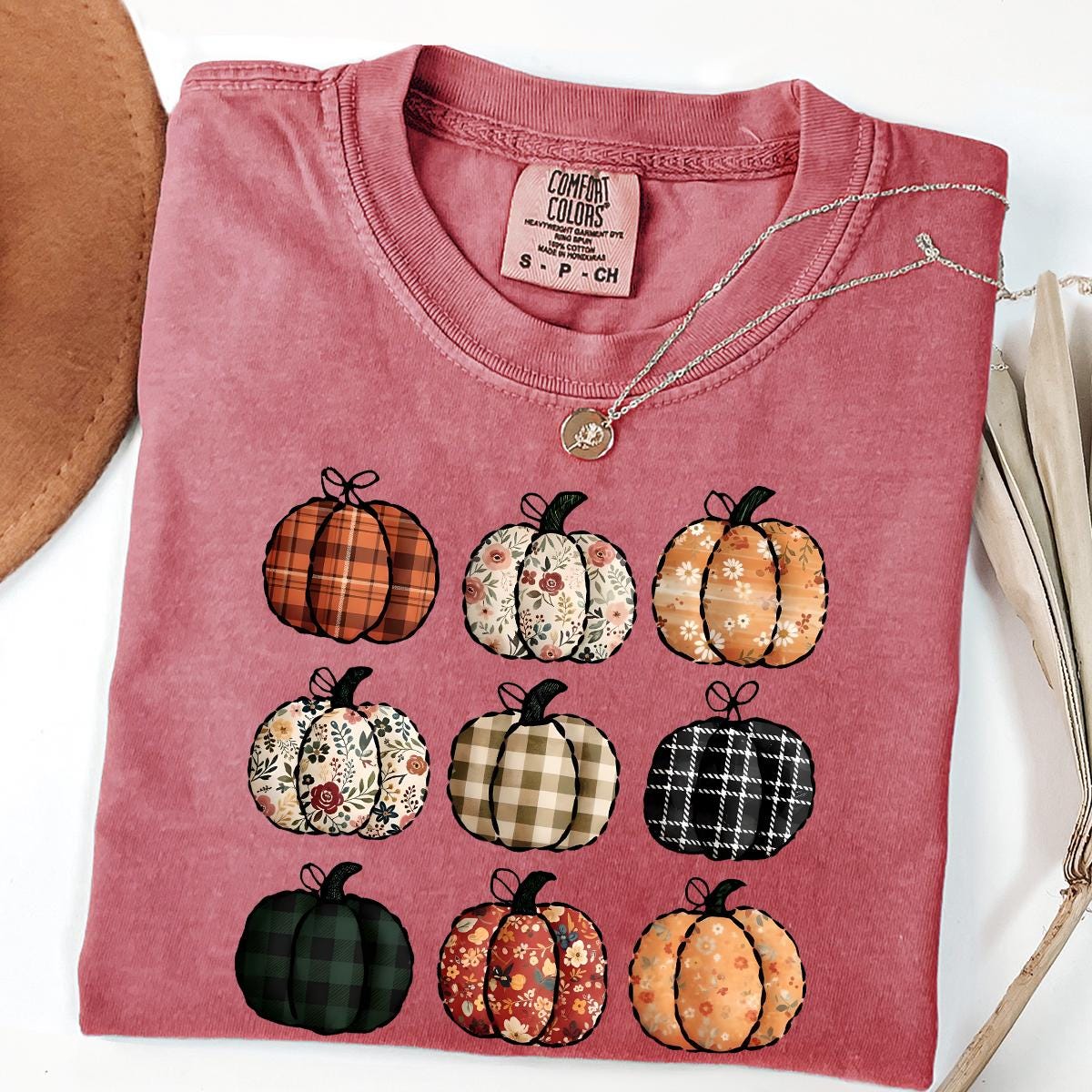 Comfort Colors® Pumpkin Season T-Shirt, Autumn Fall Shirt, Thanksgiving Shirt, Fall Pumpkin Shirt, Fall Pumpkin Shirt, Variety Pumpkin Shirt