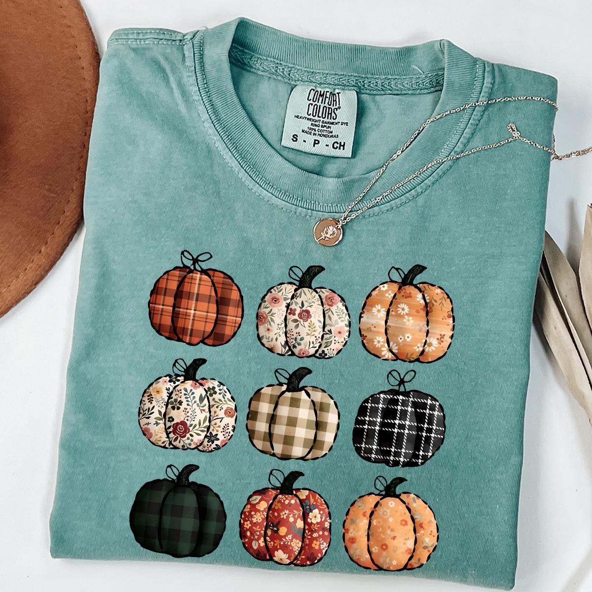 Comfort Colors® Pumpkin Season T-Shirt, Autumn Fall Shirt, Thanksgiving Shirt, Fall Pumpkin Shirt, Fall Pumpkin Shirt, Variety Pumpkin Shirt