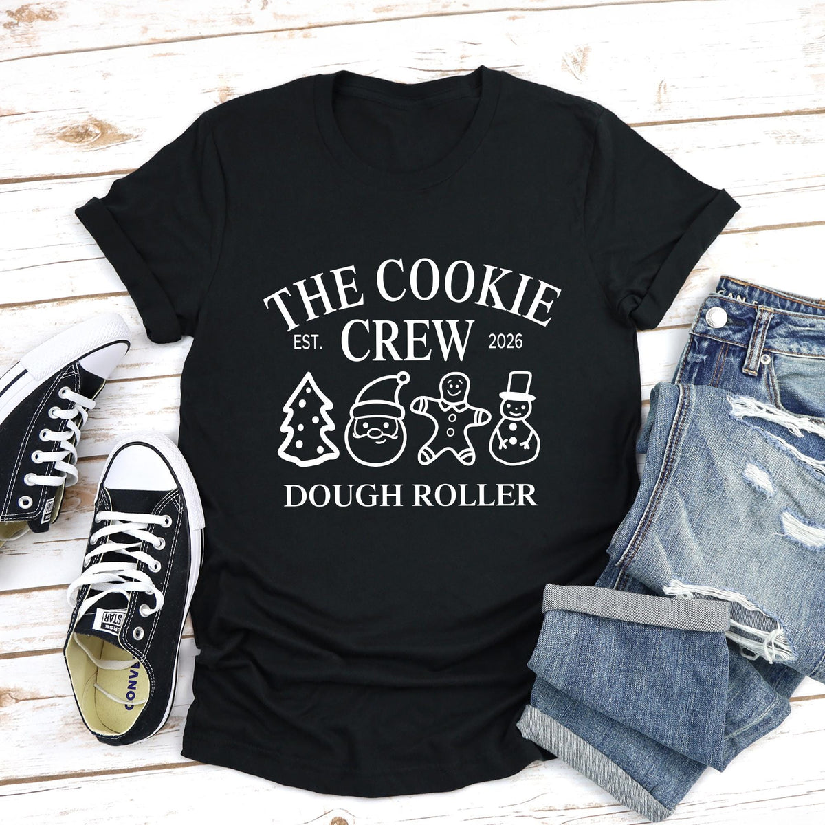 Cookie Crew Christmas Shirt, Family Christmas Baking Shirt, Cookie Baking Shirts, Cookie Mom, Matching Family Holiday Shirt, Christmas Shirt