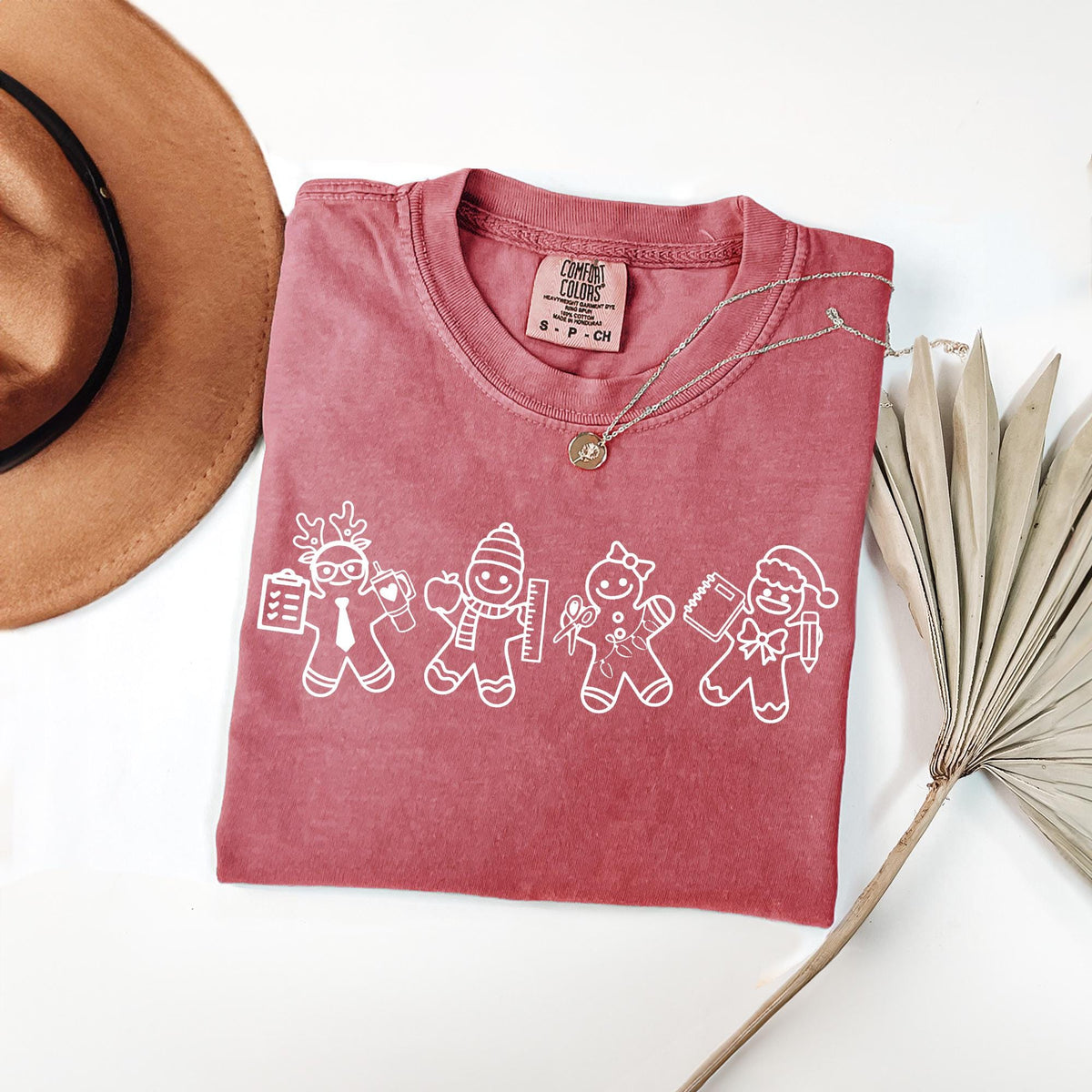 Gingerbread Teacher Christmas Shirt, Comfort Colors® Holiday Tee for Teacher Shirts, School Staff, Teacher Tee for Teachers, Christmas Gifts