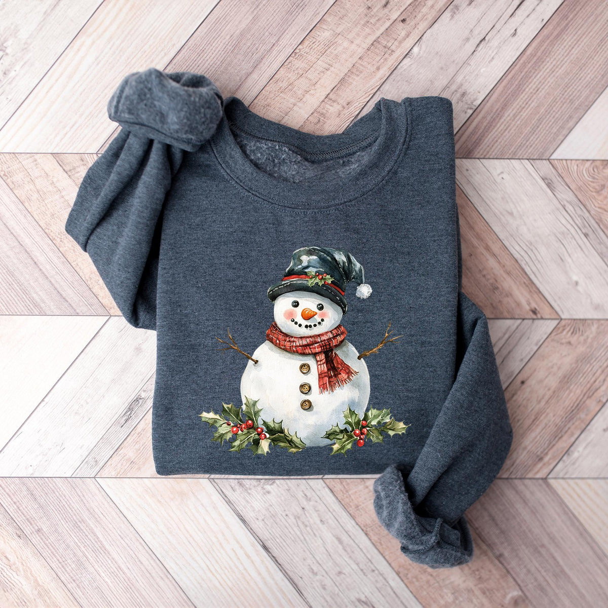 Christmas Snowman Sweatshirt, Cute Snowman Shirt, Womens Christmas Shirt, Cute Winter Shirt, Christmas Season Sweatshirt, Gift For Christmas