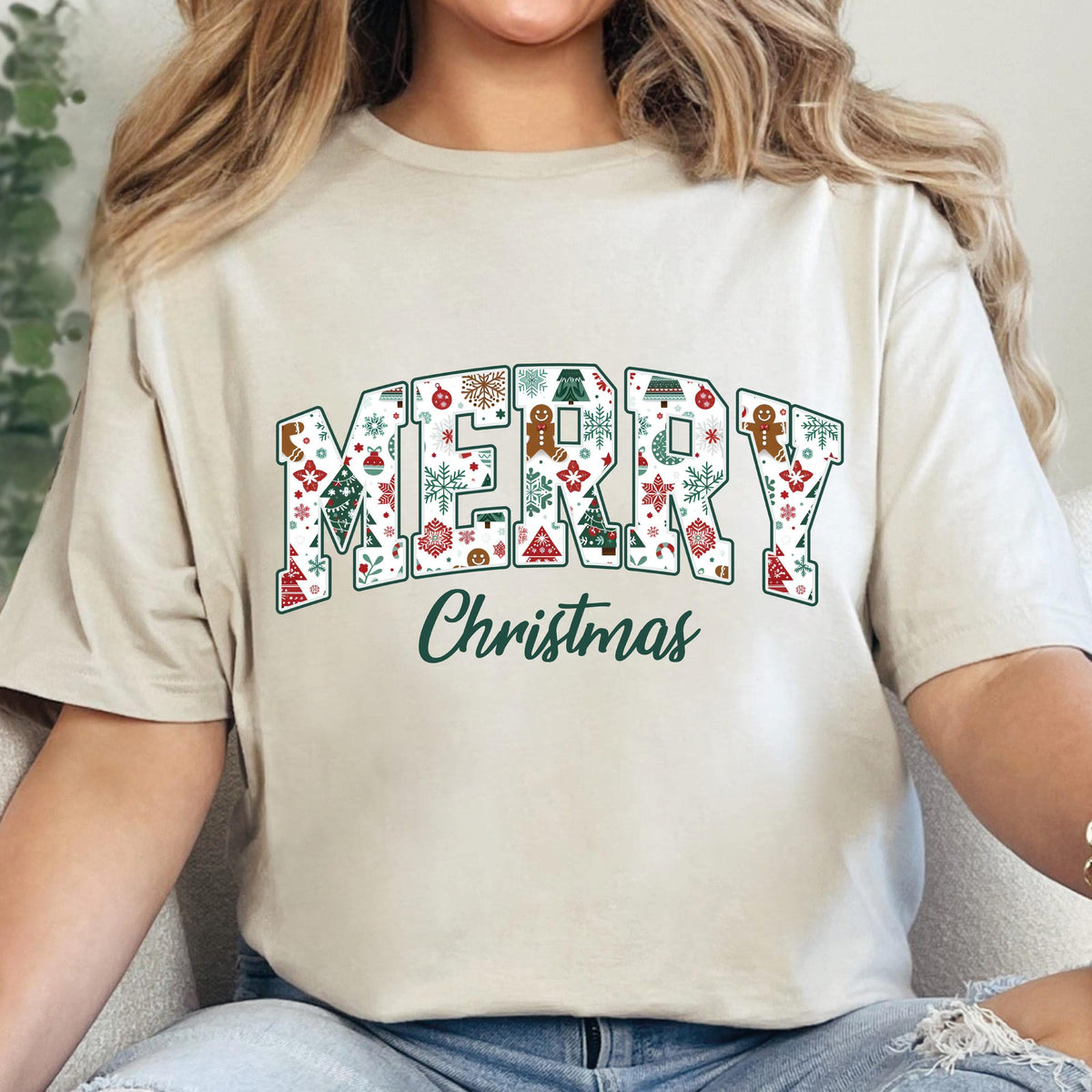 Retro Merry Christmas Sweatshirt, Holiday Crewneck For Women, Winter Gift, Family Matching Xmas Shirt, Merry Christmas Tee,Xmas Holiday Gift