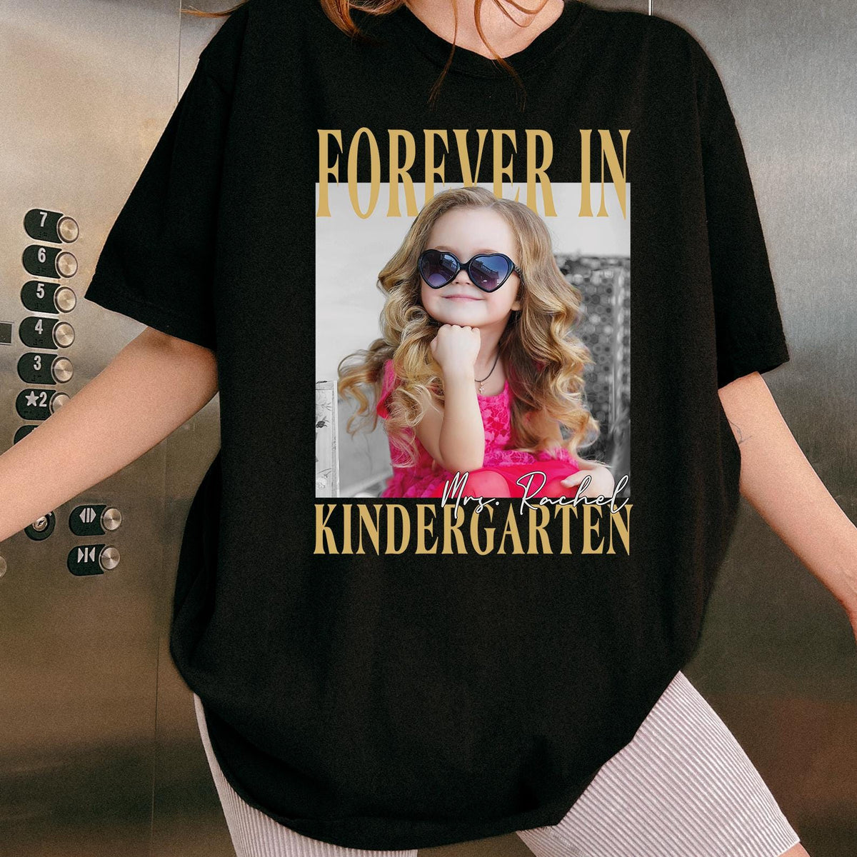 Personalised Forever In Kindergarten Shirt