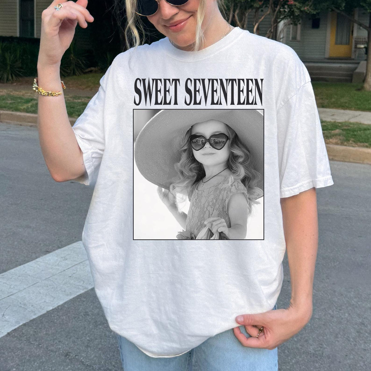 Personalised Vintage Photo And Year Shirt