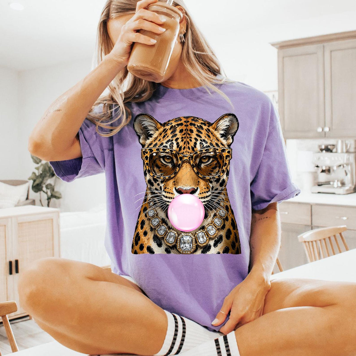 Trendy Leopard Comfort Colors® Shirt