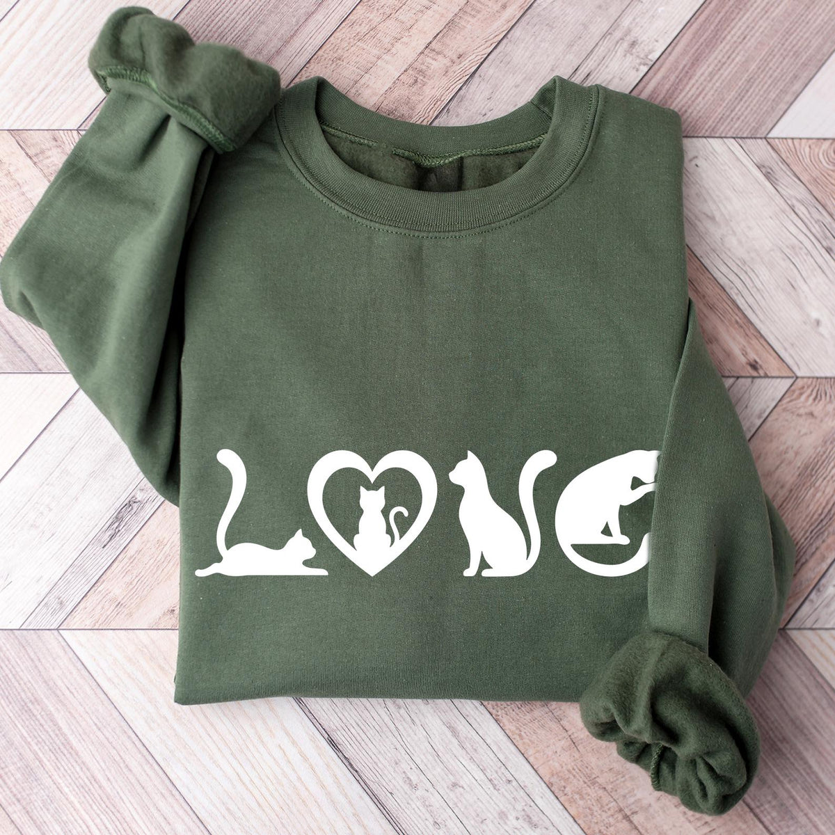 Cat Sweatshirt, Cat Love Shirt, Black Cat Mom Shirt, Gift For Cat Lover, Grandma Shirts, Cat Lover Girls Shirt, Christmas Gift For Cat Lover
