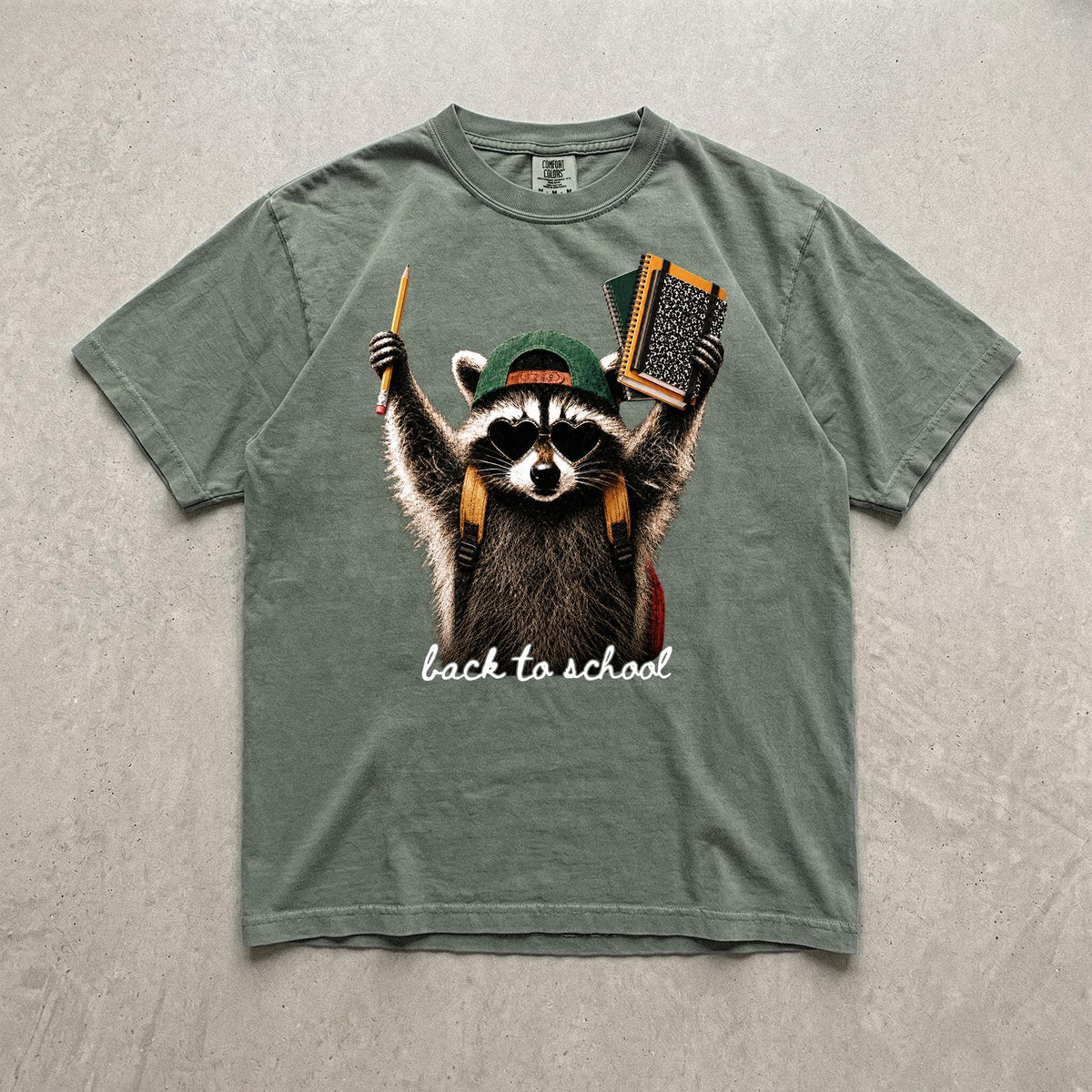 Back To School Raccoon Shirt