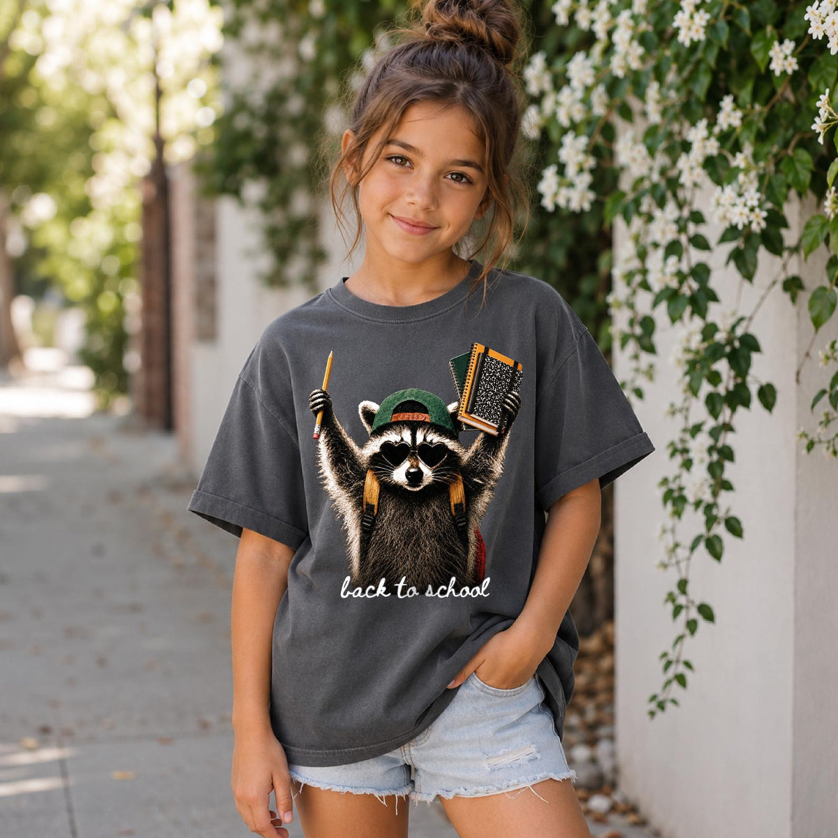 Back To School Raccoon Shirt