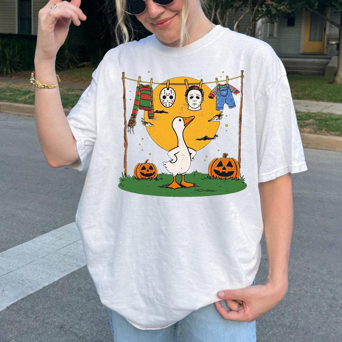 Comfort Colors® Halloween Funny Goose Shirt