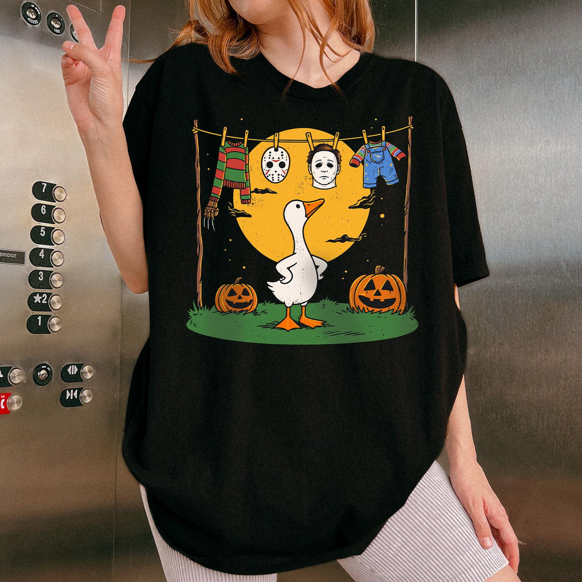 Comfort Colors® Halloween Funny Goose Shirt