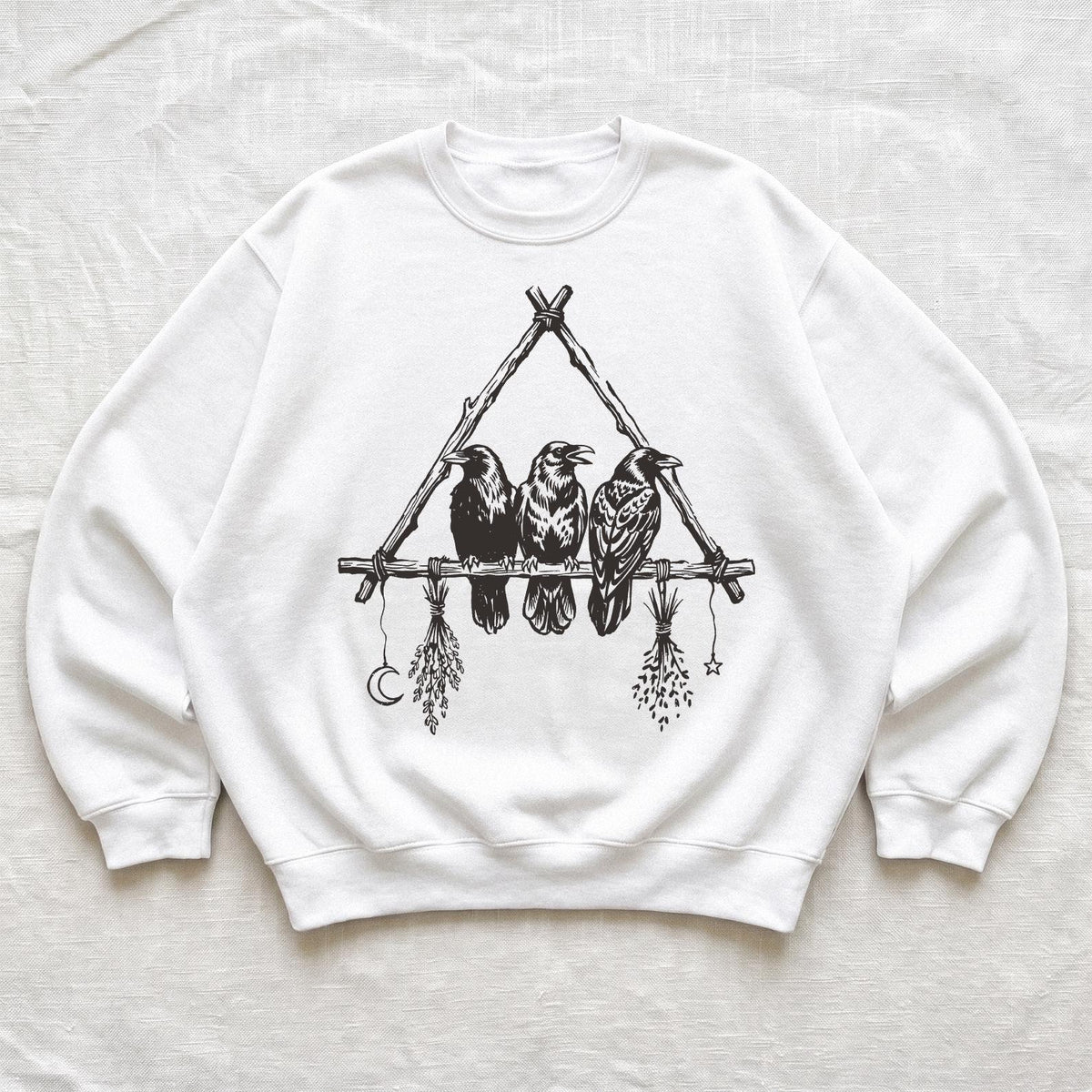 Halloween Funny Crow Sweater