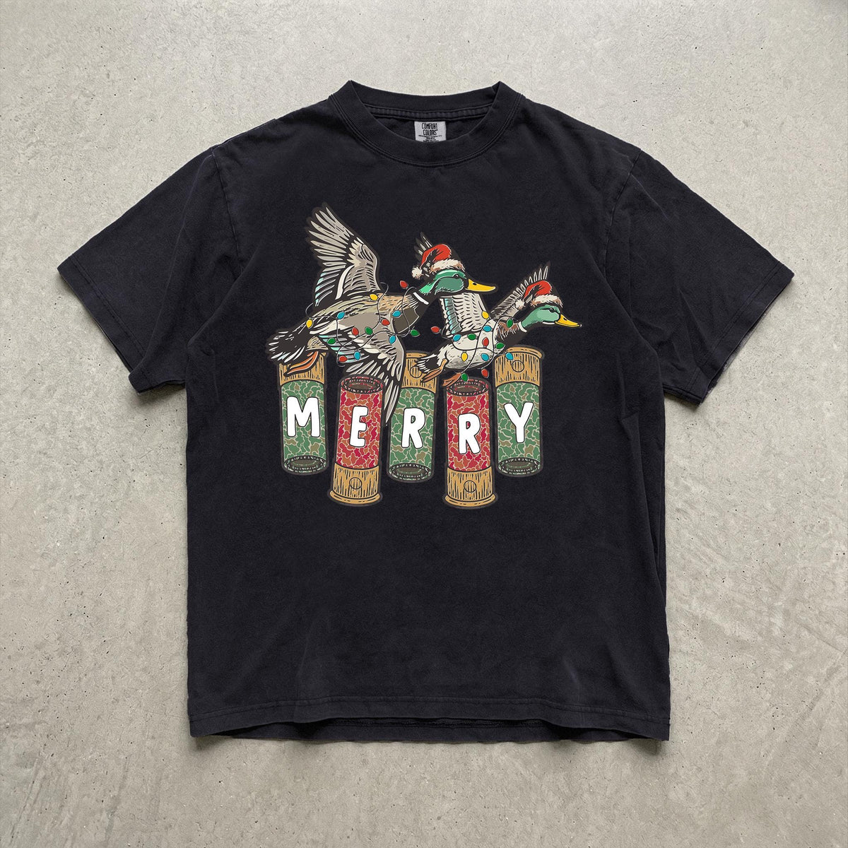 Comfort Colors® Merry Duck Christmas Shirt