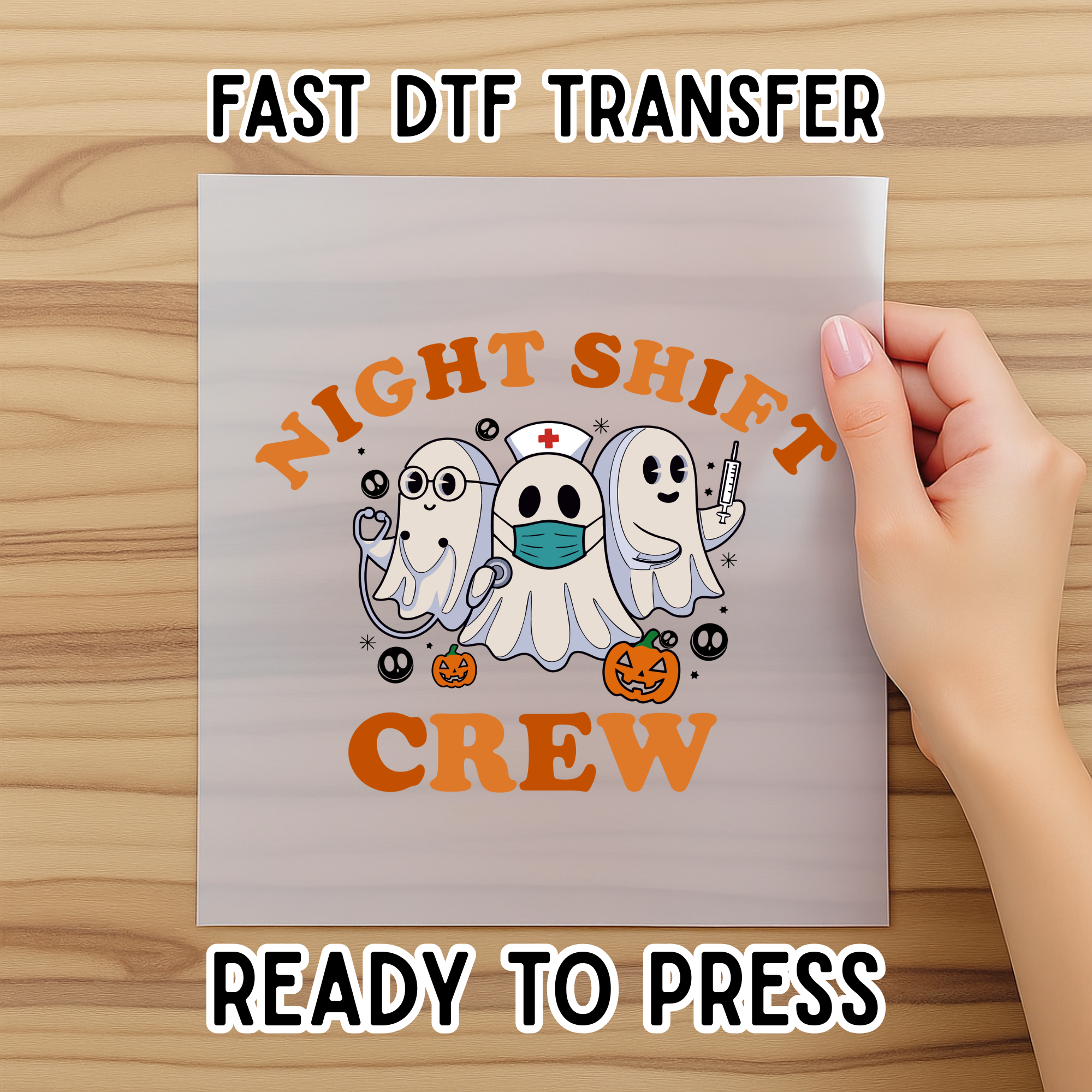 Night Dtf Crew, Halloween Nurse Dtf, Retro Spooky Nurse Dtf, Registered Nurse Dtf, Nursing School Dtf, Halloween RN Dtf, Christmas Dtf Gifts