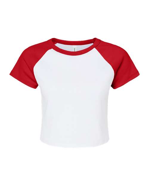 Women's Micro Rib Raglan Baby Tee 1201