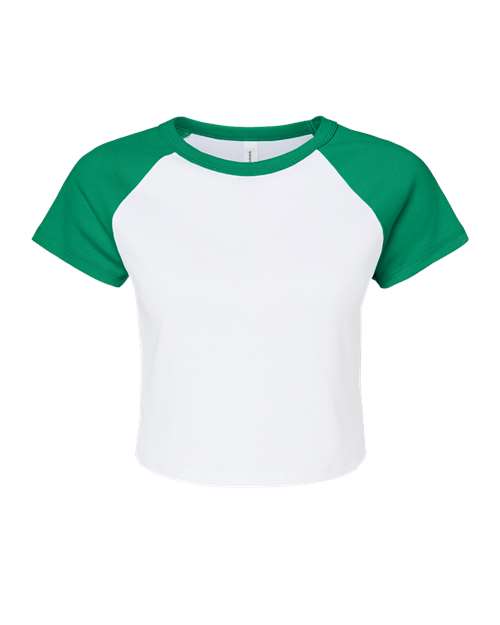 Women's Micro Rib Raglan Baby Tee 1201