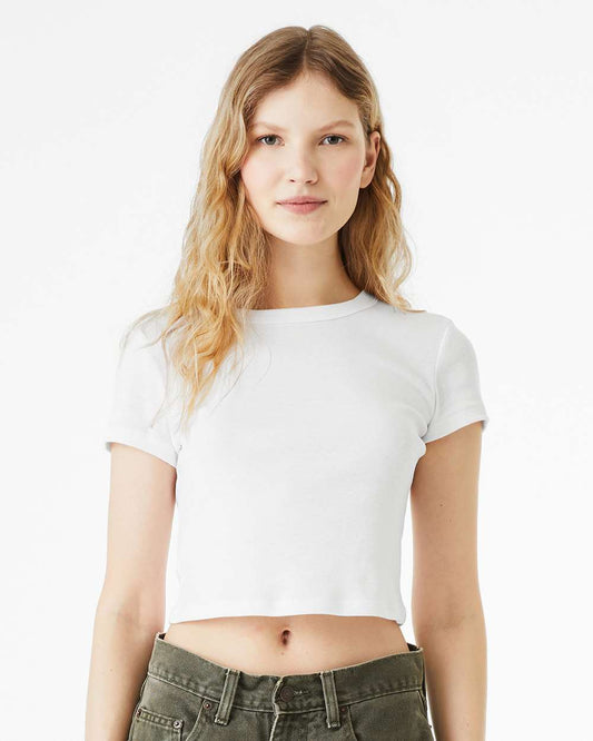 Women Mic Baby Tee 1010