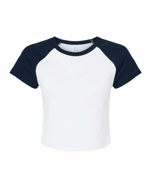 Women's Micro Rib Raglan Baby Tee 1201