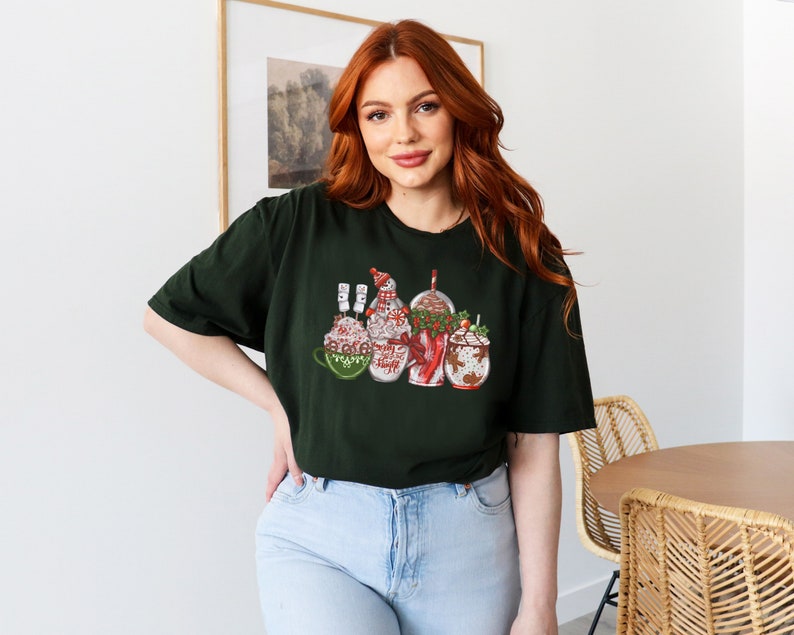 Christmas Coffee T-Shirt (2XL-3XL)