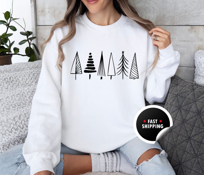 Christmas Tree Sweatshirt (S-M-L-XL)