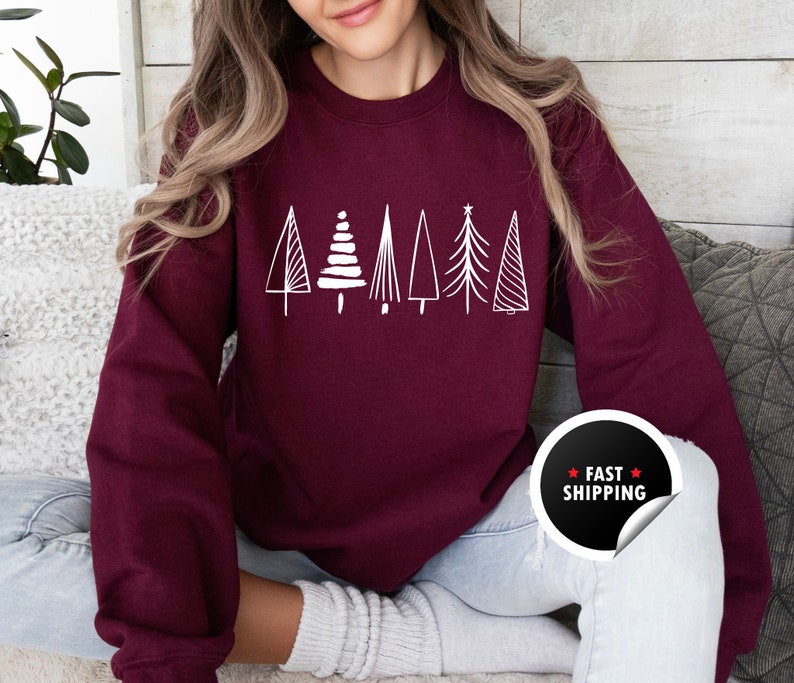 Christmas Tree Sweatshirt (2XL-3XL)