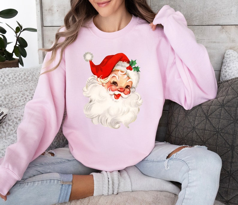 Retro Santa Sweatshirt (2XL-3XL)