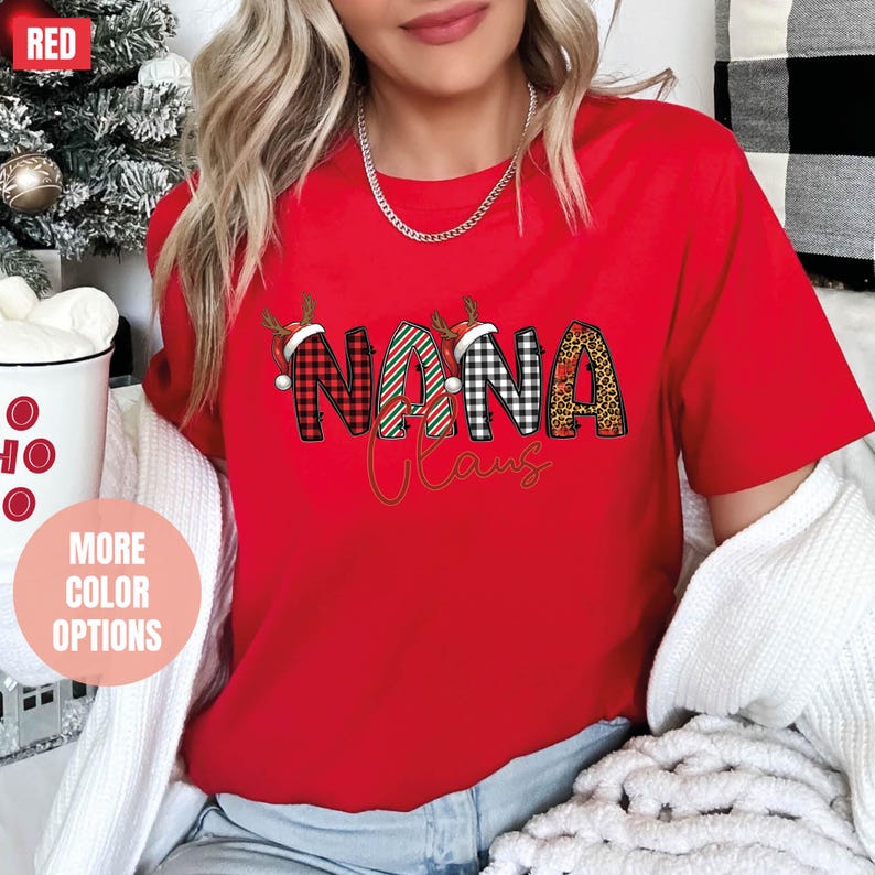 Nana Claus Gift T-Shirt (2XL-3XL)