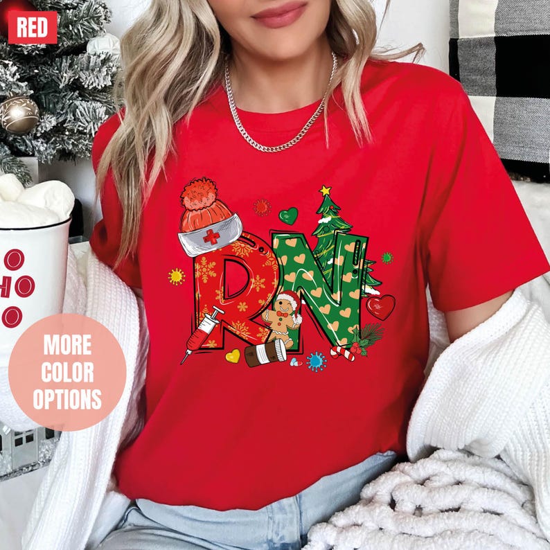 Christmas RN T-Shirt (S-M-L-XL)