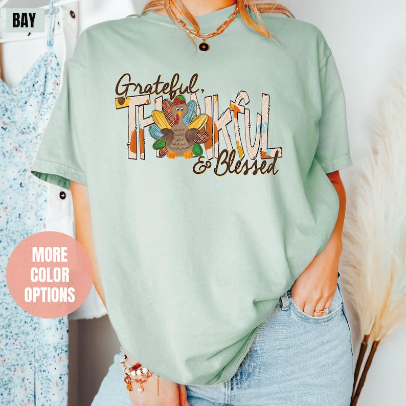 Thanksgiving Comfort Colors T-Shirt (2XL-3XL-4XL)