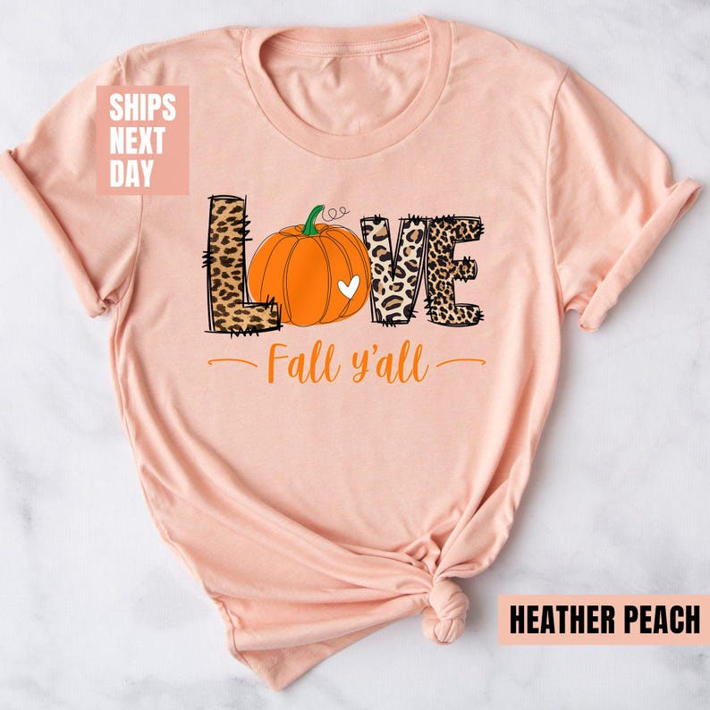 Love Fall Y'All T-Shirt (2XL-3XL)