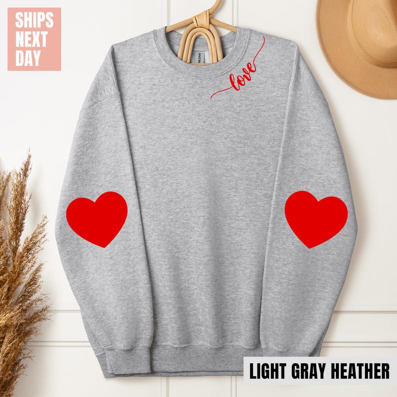 Love Heart Sweatshirt (2XL-3XL)