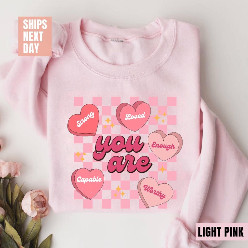 Cute Teacher Valentine Sweatshirt (2XL-3XL)