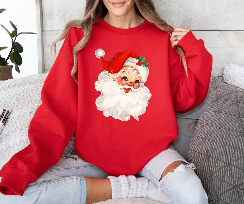 Retro Santa Sweatshirt (2XL-3XL)