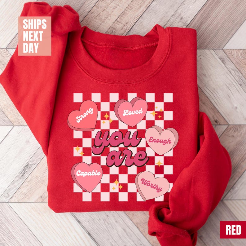 Cute Teacher Valentine Sweatshirt (2XL-3XL)