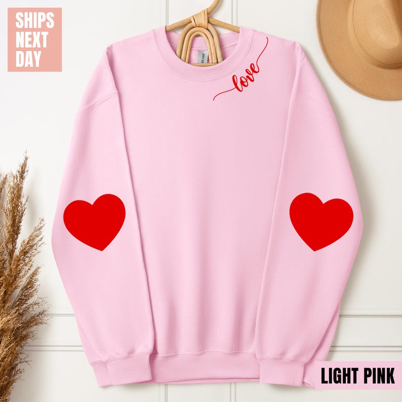 Love Heart Sweatshirt (2XL-3XL)