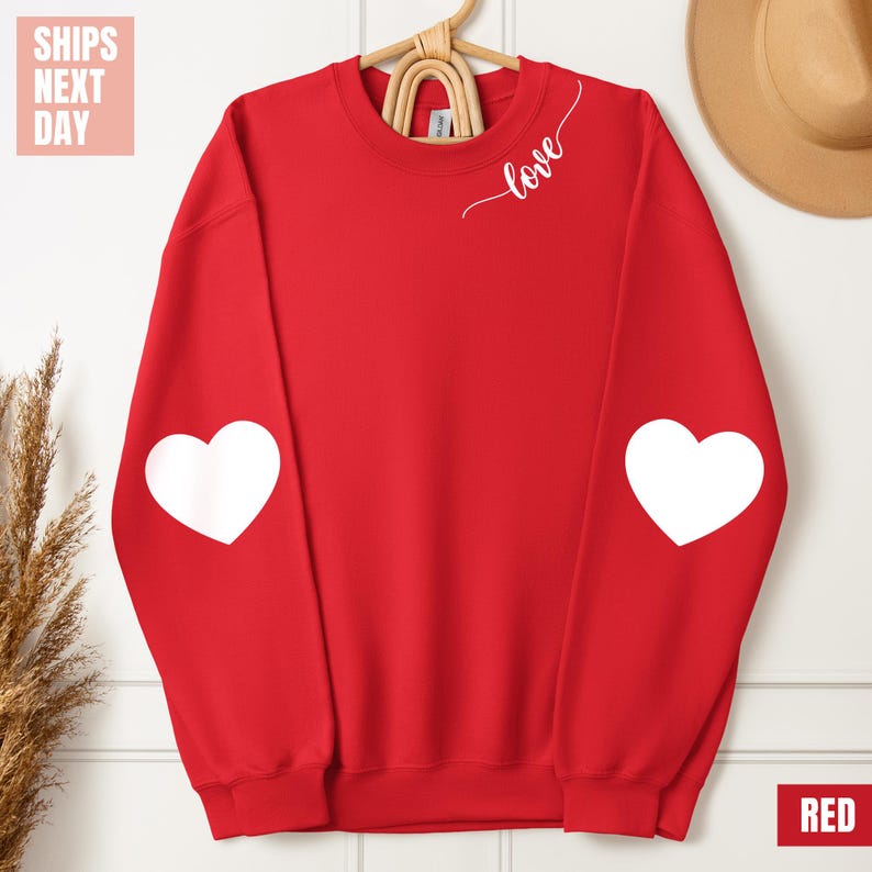 Love Heart Sweatshirt (2XL-3XL)