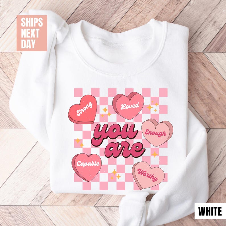 Cute Teacher Valentine Sweatshirt (2XL-3XL)