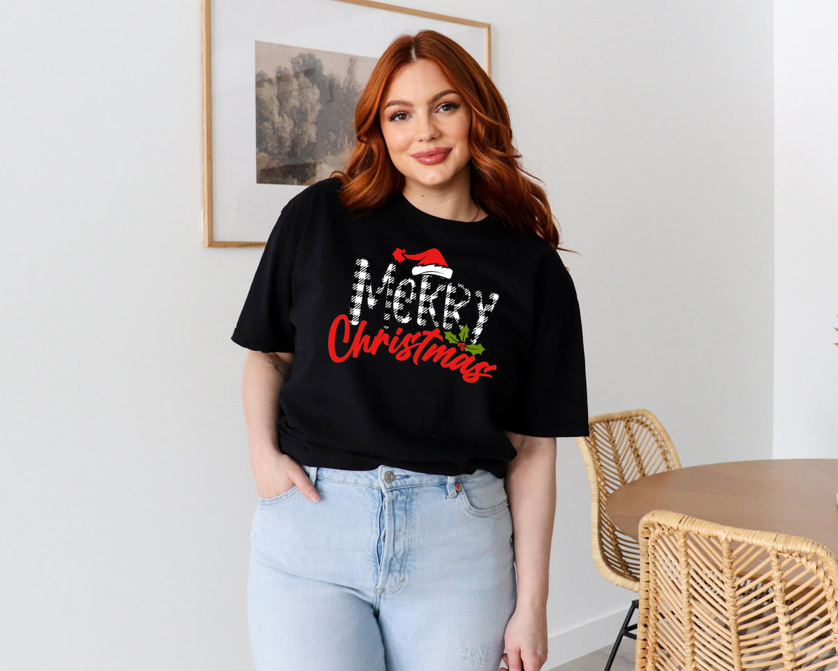 Christmas T-Shirt, Christmas Shirt for Women, Christmas Crewneck Shirt, Holiday Tee, Christmas Gift Shirt, Merry Christmas T-Shirt, Xmas Tee