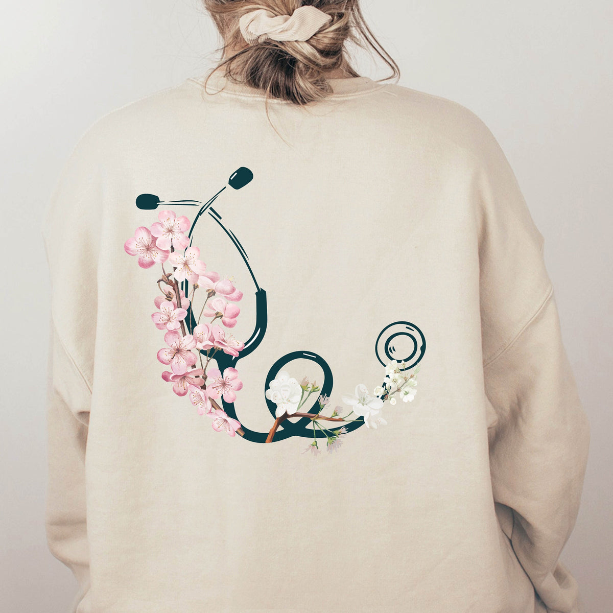 Floral Stethoscope Sweatshirt, Doctor Or Nurse Sweatshirt, Nursing School Gifts, Nurse Sweatshirt, Nurse Sweatshirt, Nurse Graduation Gifts