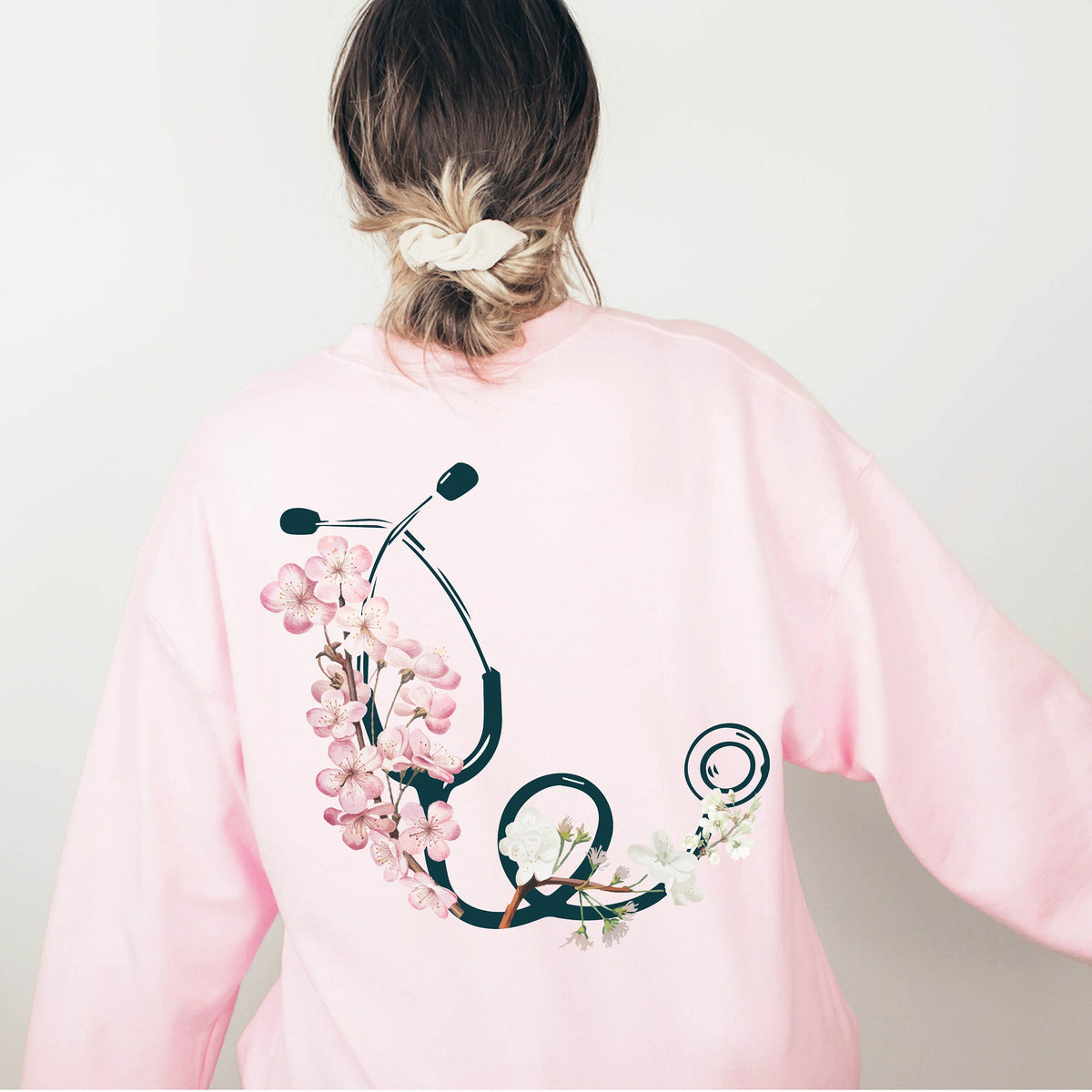 Floral Stethoscope Sweatshirt, Doctor Or Nurse Sweatshirt, Nursing School Gifts, Nurse Sweatshirt, Nurse Sweatshirt, Nurse Graduation Gifts