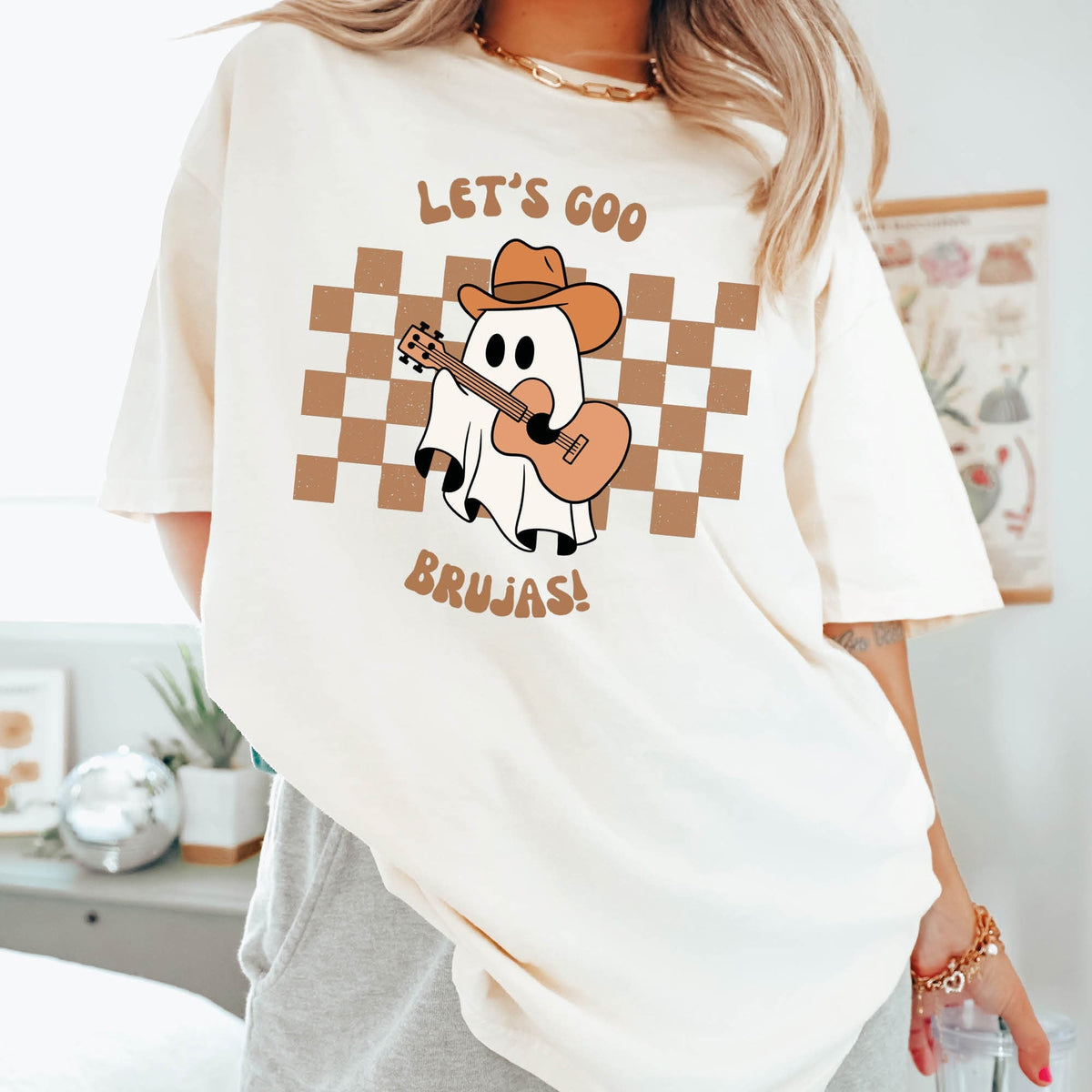 Let's Go Brujas Shirt, Bruja T-Shirt, Witch Shirt, Halloween T-Shirt, Brujeria Shirt, Spanish Shirts, Halloween Pocket Tee, Halloween Gifts