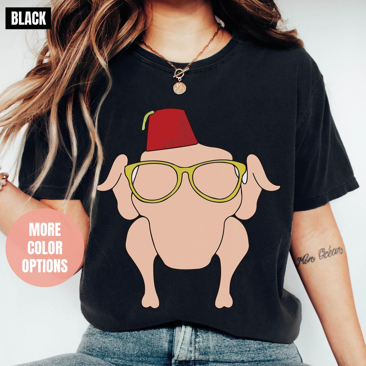 Turkey Thanksgiving Shirt, Turkey Thankful Shirt, Comfort Colors®, Thanksgiving Tee, Friendsgiving Turkey Tee, Fall Turkey Shirt, Turkey Tee