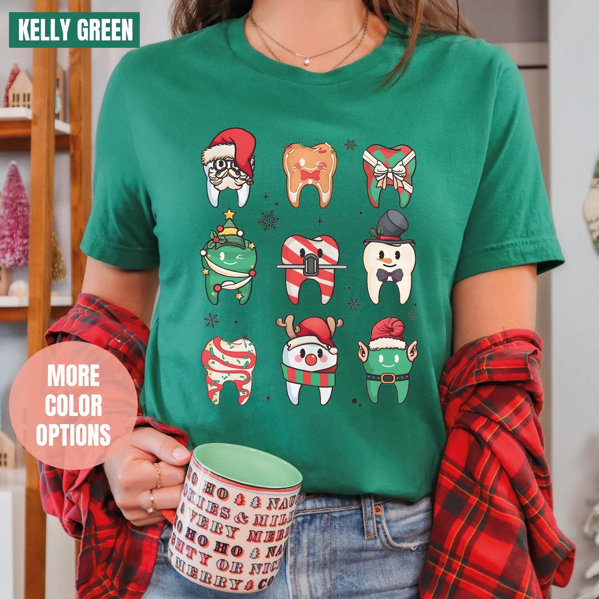 Dental Christmas Sweatshirt, Dental Deer Sweatshirt, Christmas Gift For Dentist, Dentist Christmas Holiday Gift, Dental Christmas Group Gift