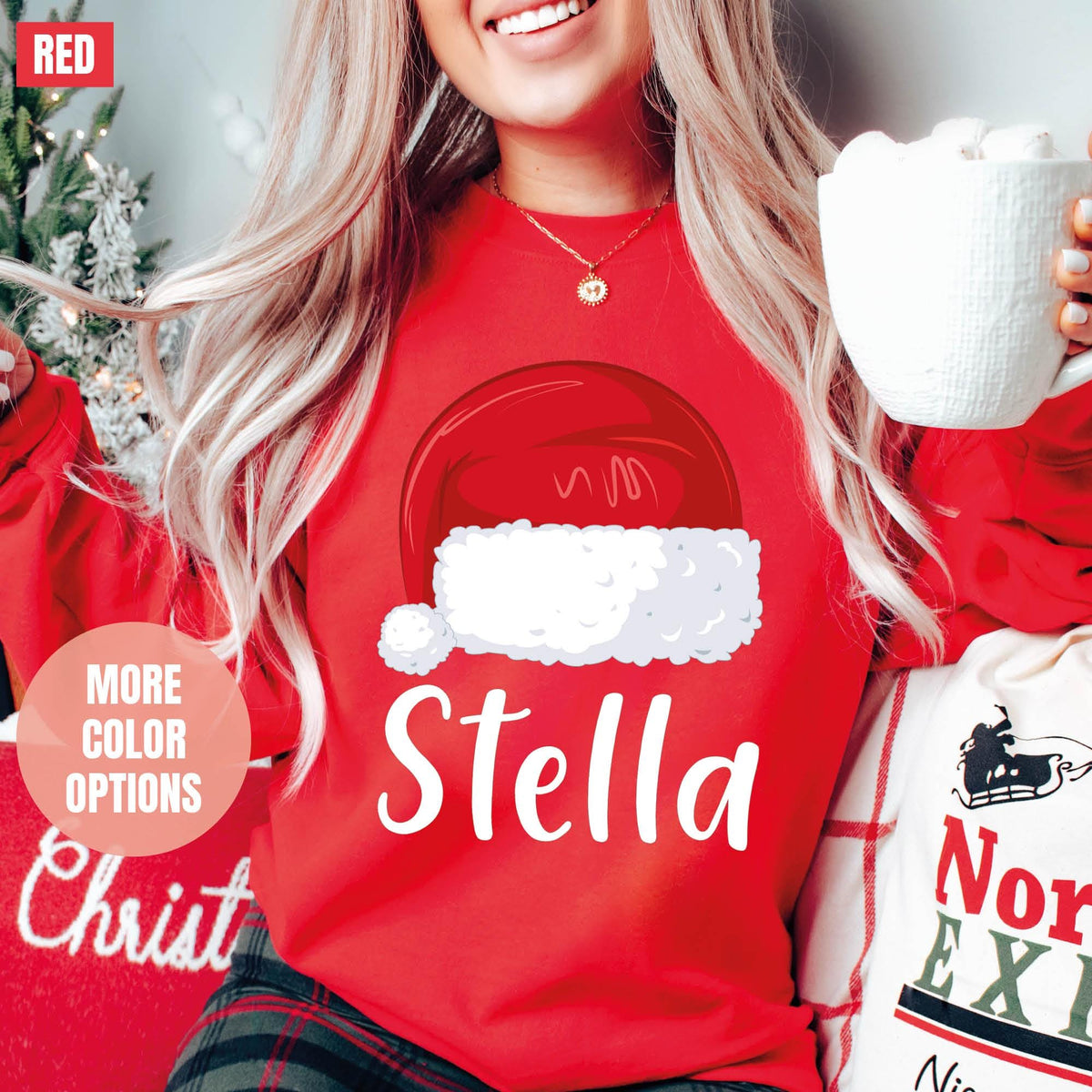 Matching Family Christmas Sweatshirts, Matching Xmas Sweatshirt, Custom Christmas Sweatshirt, Personalized Name Christmas Family Sweatshirt