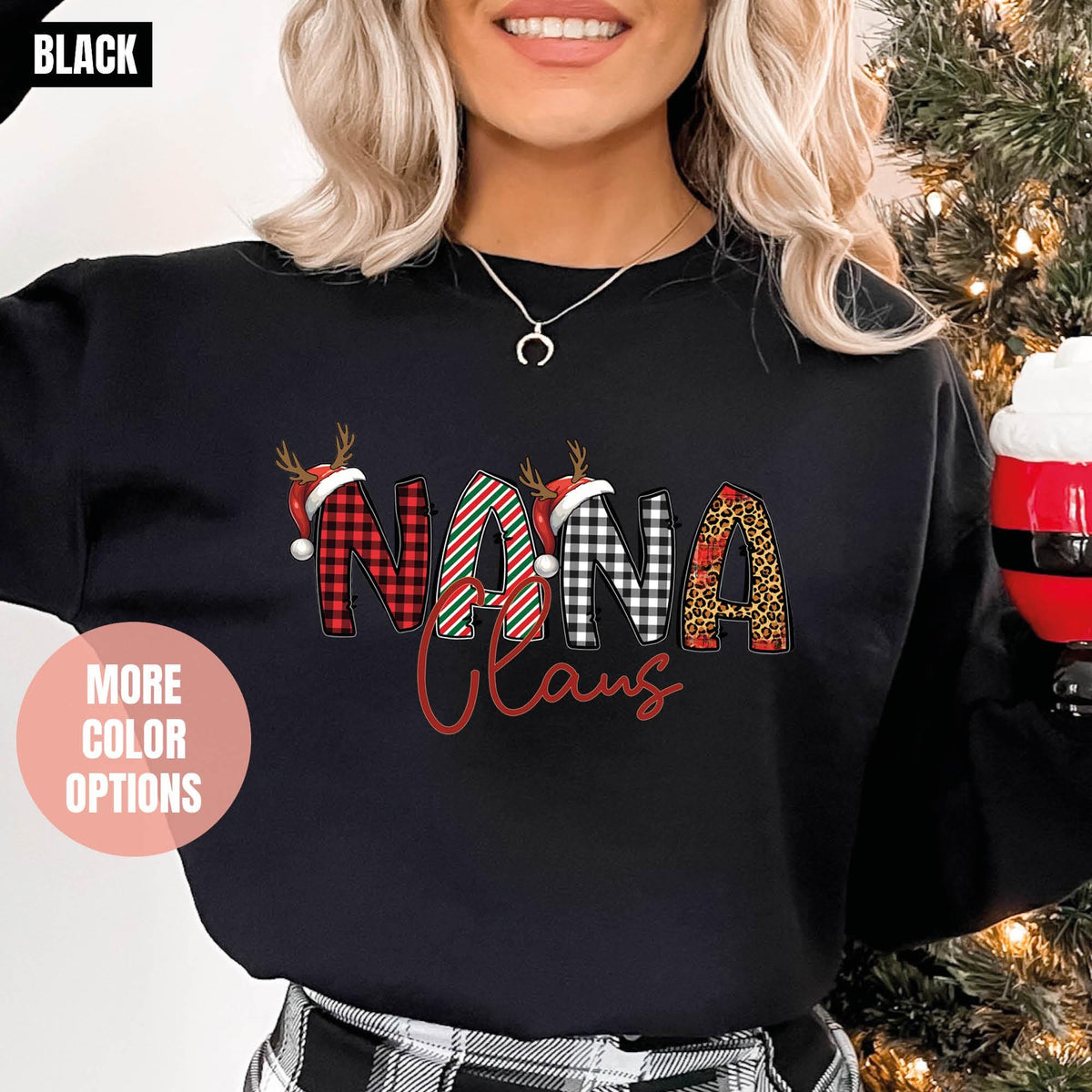 Nana Claus Gift Sweatshirt, Nana Christmas Sweatshirt, Nana Claus Sweatshirt, Family Claus Sweatshirt, Nana Claus Christmas Gift, Nana Claus