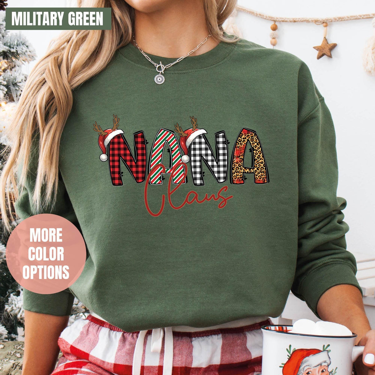 Nana Claus Gift Sweatshirt, Nana Christmas Sweatshirt, Nana Claus Sweatshirt, Family Claus Sweatshirt, Nana Claus Christmas Gift, Nana Claus