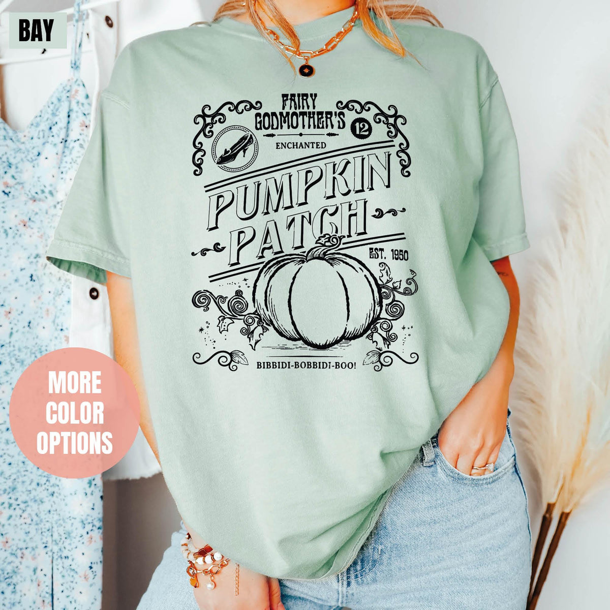 Fairy Godmother's Enchanted Pumpkin Patch Shirt, Comfort Colors®, Halloween Shirt, Halloween Party Shirt, Spooky Season, Pumpkin Patch Shirt