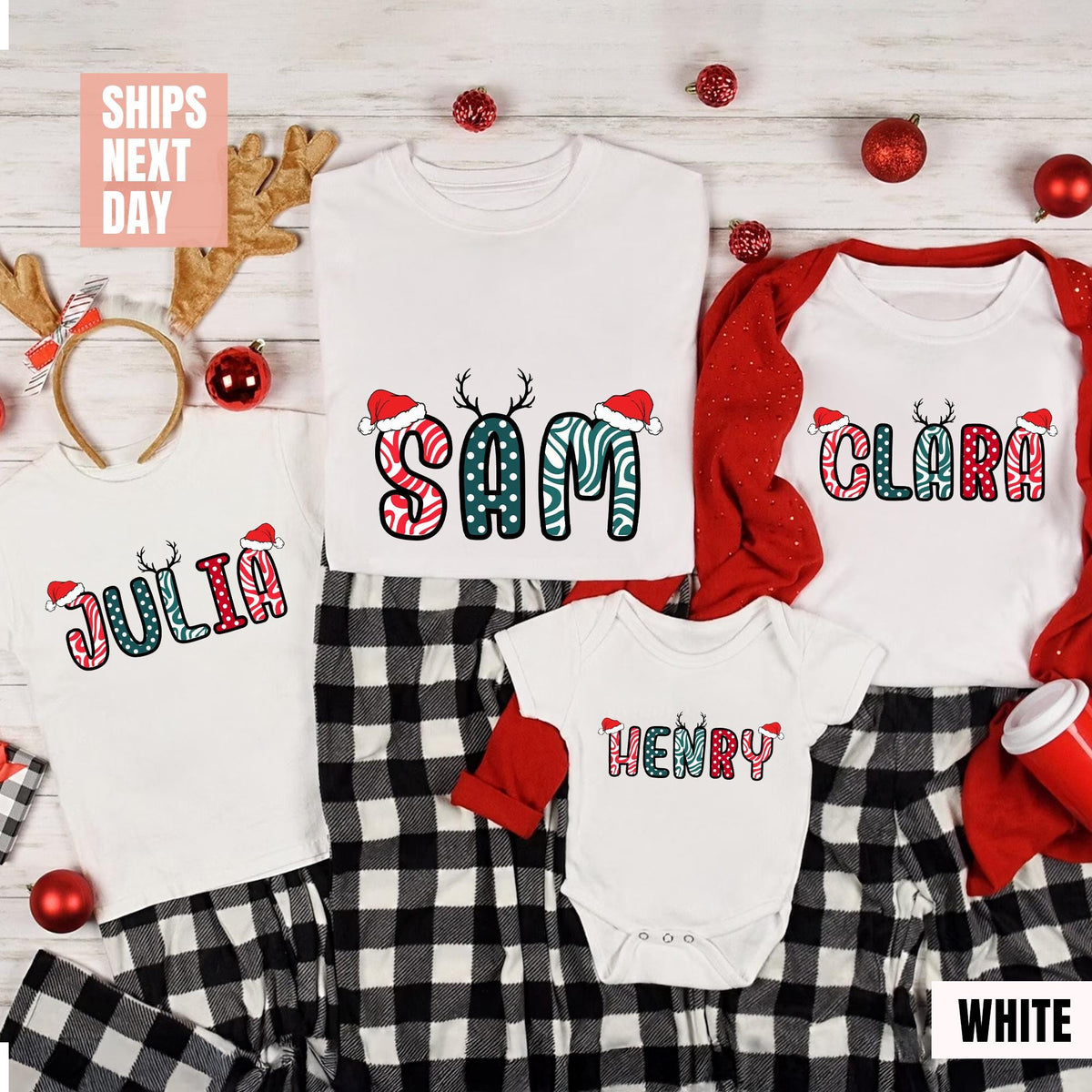 Custom name Christmas Shirts, Christmas Gifts, Christmas Crew Shirt, Family photo Christmas Pajamas, Christmas Tee, Family, Christmas Shirts