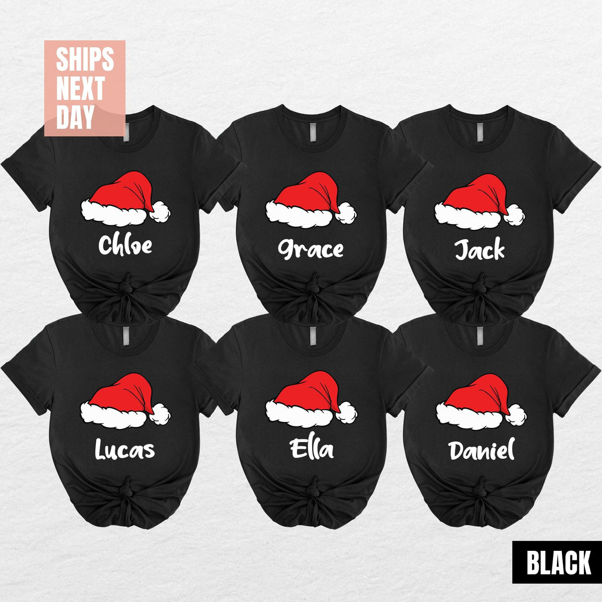 Matching Family Christmas Shirts, Family Christmas Shirt, Matching Xmas Tees, Custom Christmas Tee, Personalized Name Christmas Family Shirt