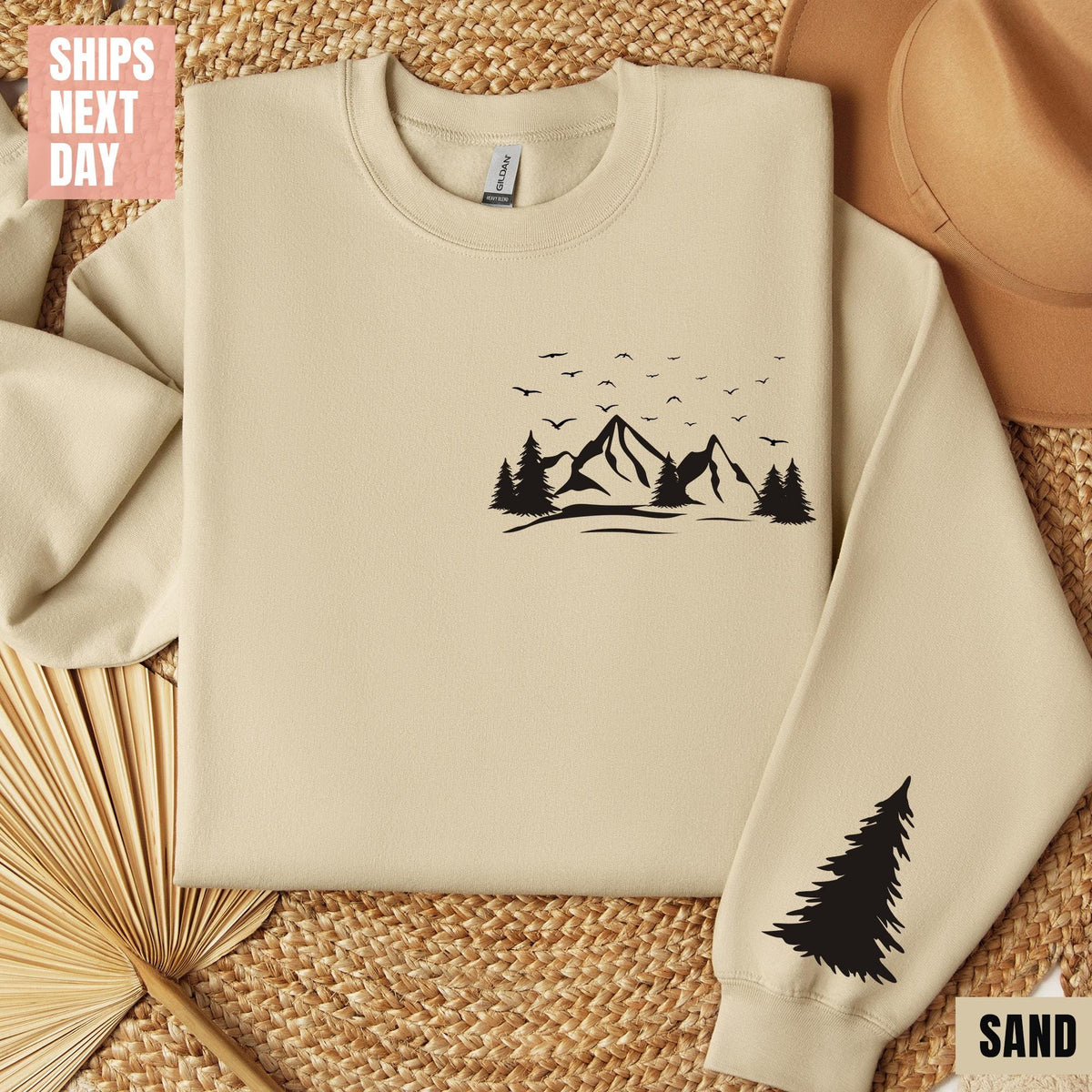 Aesthetic Nature Sweatshirt, Camping Sweater, Nature Lover Gift, Adventure Lover Shirts, Hiking Apparel, Wanderlust Shirts, Adventure Awaits
